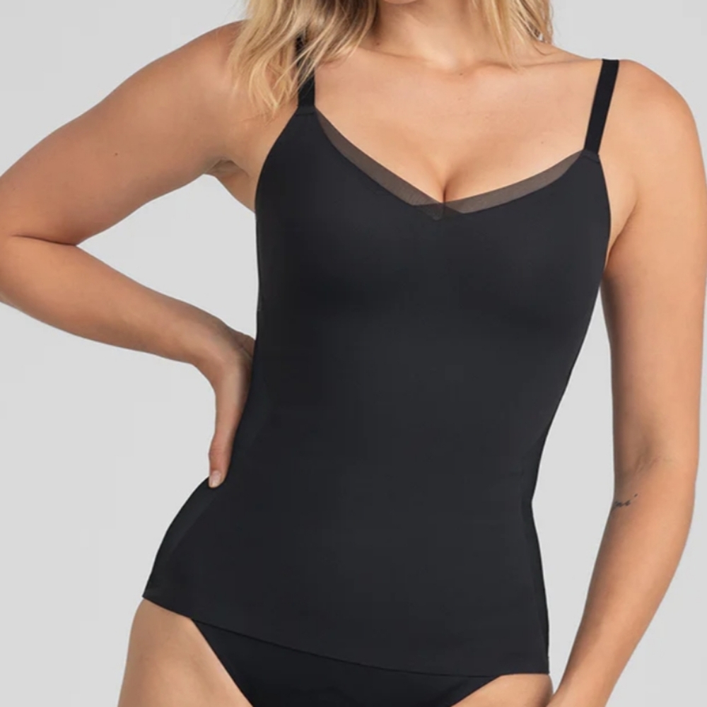 CROSSOVER CAMI IN VAMP SIZE SMALL!!